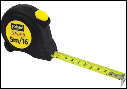plumbing tools and equipments - tape measure