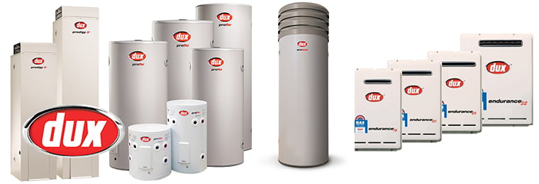 Efficient Dux hot water system installation