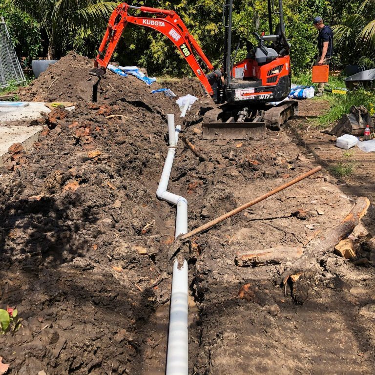 ag pipe drainage installation in Sydney